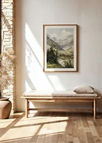 Sommer Im Gebirge By Konrad Petrides-10