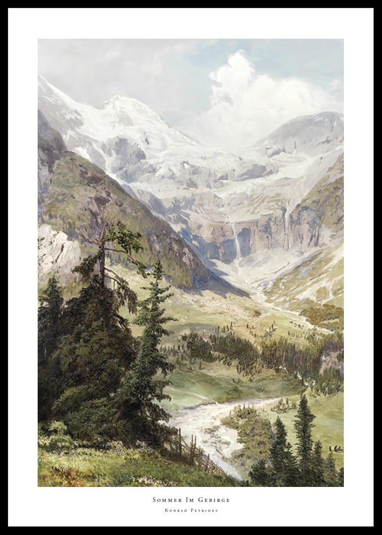 Sommer Im Gebirge By Konrad Petrides-12