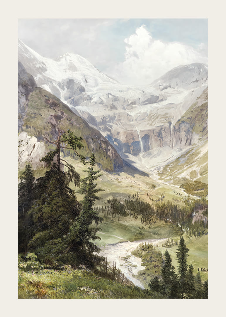 Sommer Im Gebirge By Konrad Petrides-12