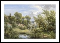 Blühende Obstbäume Bei Loschwitz By Eduard Leonhardi-0