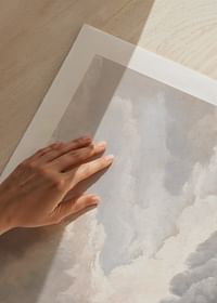 Study Of Clouds With A Sunset Near Rome By Simon Denis-5