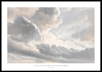 Study Of Clouds With A Sunset Near Rome By Simon Denis-0
