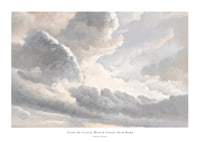 Study Of Clouds With A Sunset Near Rome By Simon Denis-1