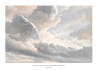 Study Of Clouds With A Sunset Near Rome By Simon Denis-1