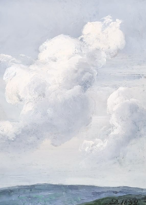 Skyer Studie By Johan Christian Claussen Dahl-12