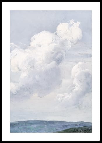 Poster Skyer Studie By Johan Christian Dahl