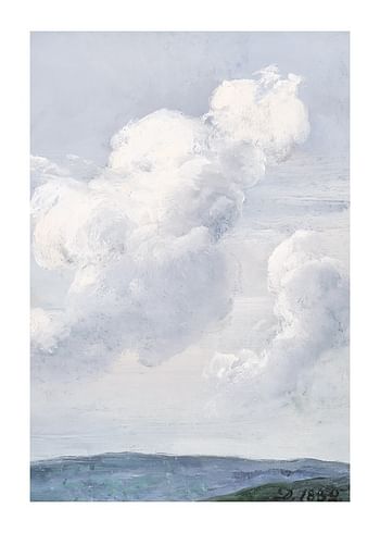 Plakat Skyer Studie By Johan Christian Claussen Dahl