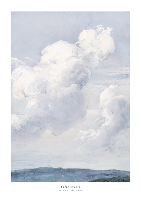 Plakatas Skyer Studie By Johan Christian Claussen Dahl