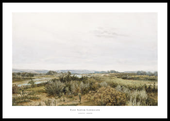 Plakat East Slovak Landscape By Ľudovít Čordák