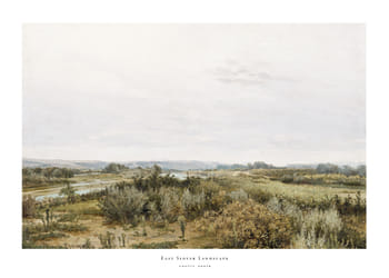 Póster East Slovak Landscape By Ľudovít Čordák