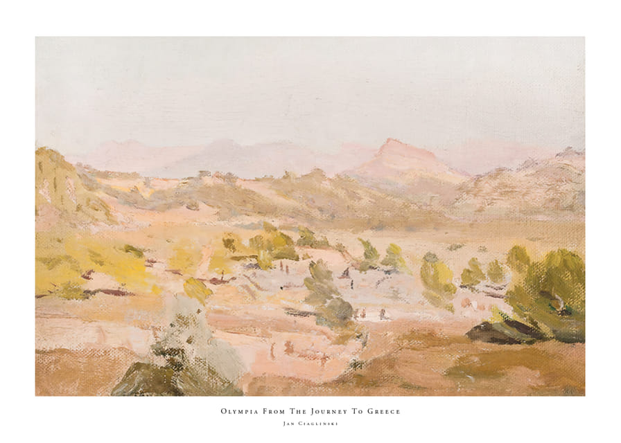 Olympia From The Journey To Greece By Jan Ciągliński-12