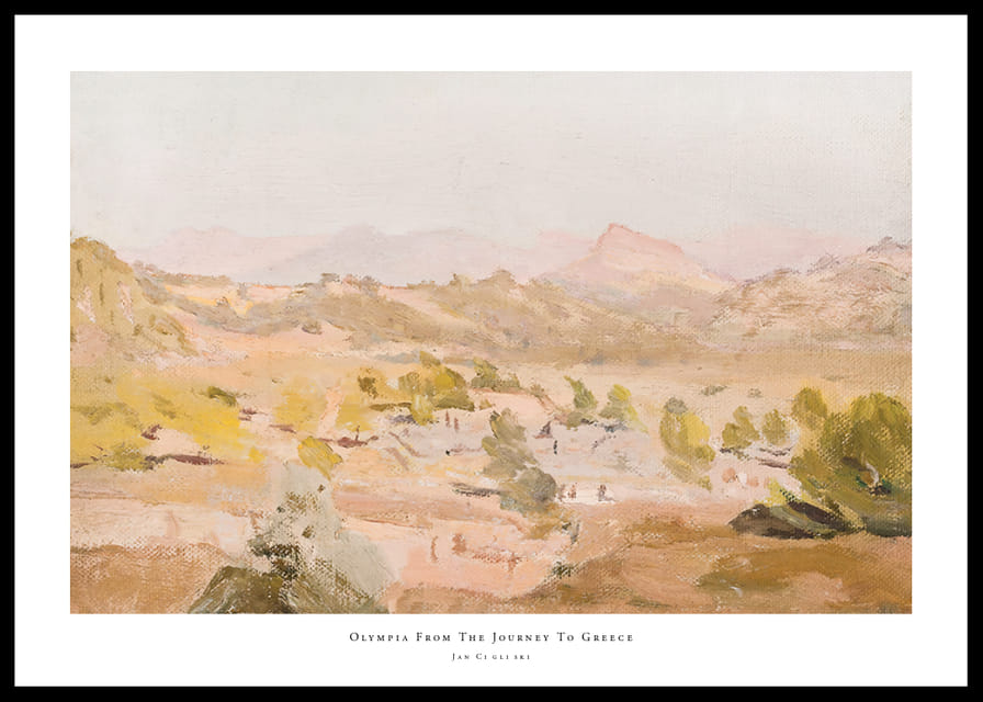Olympia From The Journey To Greece By Jan Ciągliński-12