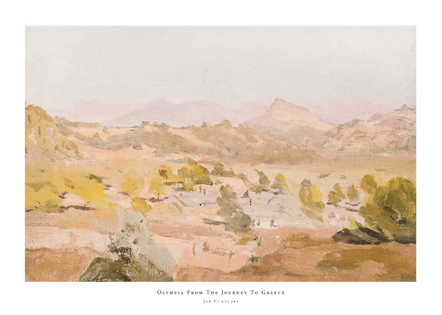 Olympia From The Journey To Greece By Jan Ciągliński-12