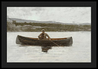 Playing A Fish By Winslow Homer-6