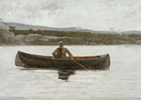 Playing A Fish By Winslow Homer-9