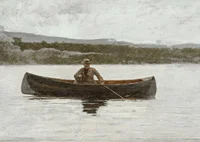 Playing A Fish By Winslow Homer-9