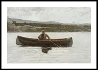 Playing A Fish By Winslow Homer-2