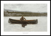 Playing A Fish By Winslow Homer-0