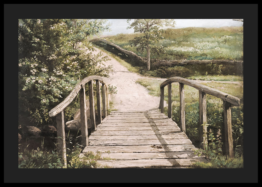 Broen Over Kirkegårdsåen I Assens By Dankvart Dreyer-12