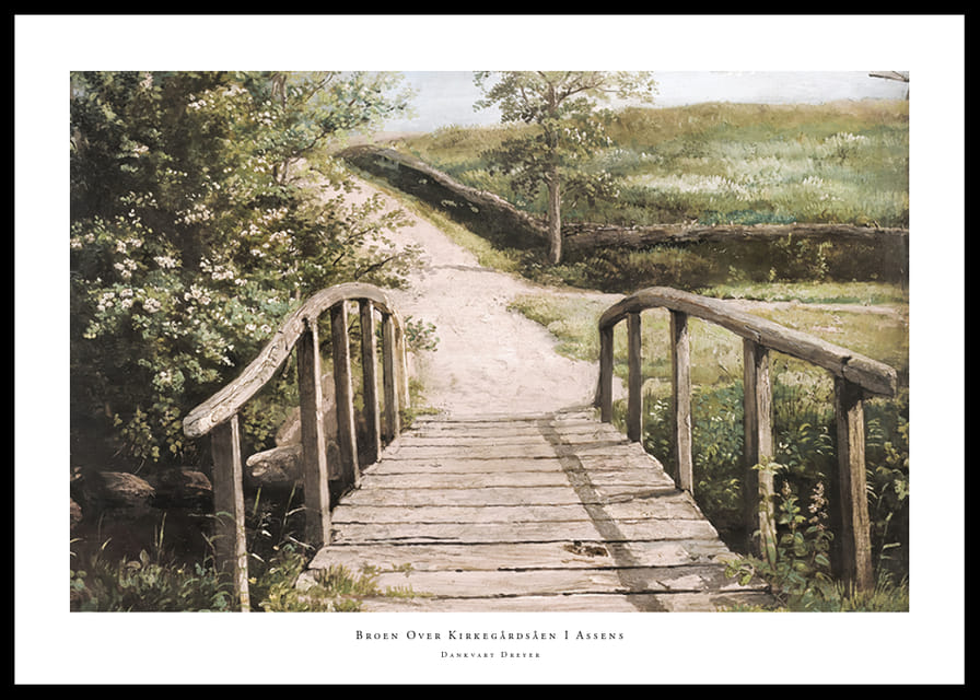 Broen Over Kirkegårdsåen I Assens By Dankvart Dreyer-12