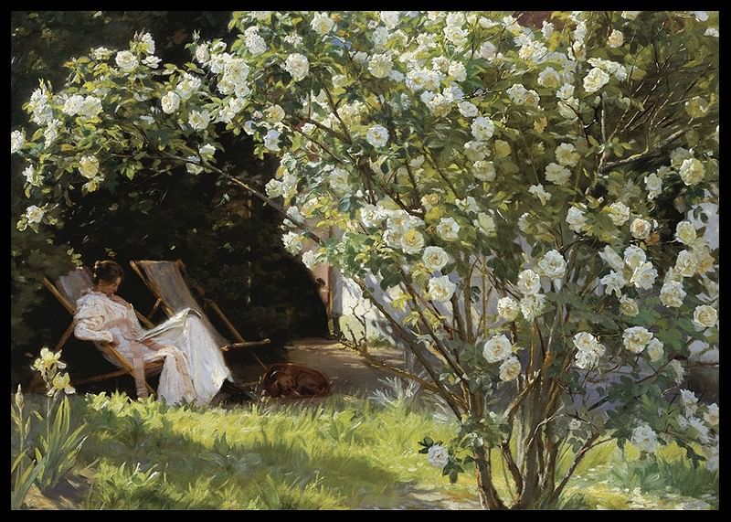 Marie Krøyer Seated By P.S. Krøyer-12