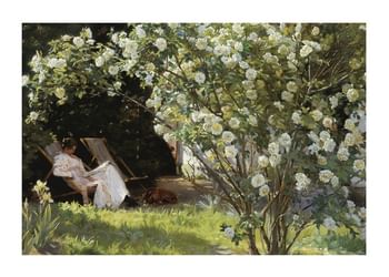 Poster Marie Krøyer Seated By P.S. Krøyer