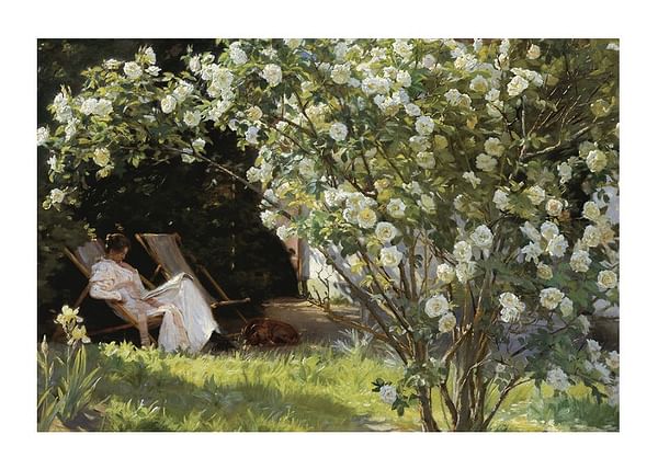Plagát Marie Krøyer Seated By P.S. Krøyer