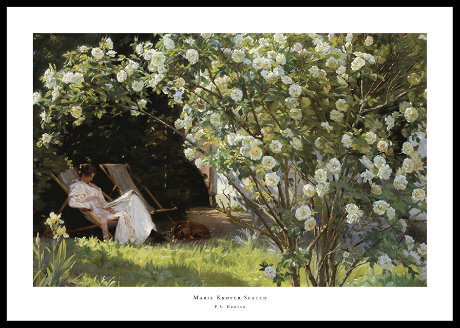 Marie Krøyer Seated By P.S. Krøyer-12