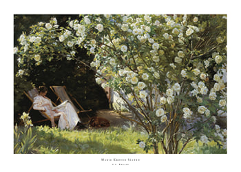 Poster Marie Krøyer Seated By P.S. Krøyer