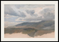 Landscape Study With Clouds By Emile Loubon-4