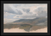 Landscape Study With Clouds By Emile Loubon-6