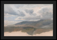 Landscape Study With Clouds By Emile Loubon-6
