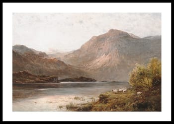 Poster The Islands Of Loch Maree By Alfred De Bréanski