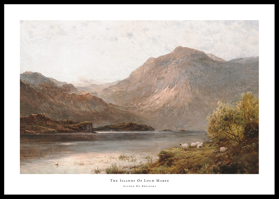 The Islands Of Loch Maree By Alfred De Bréanski-12