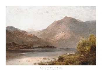 Poster The Islands Of Loch Maree By Alfred De Bréanski