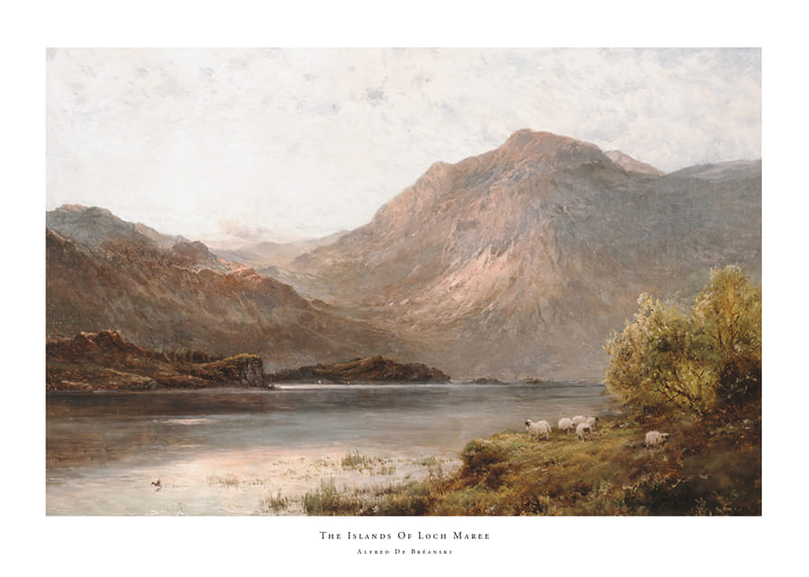 The Islands Of Loch Maree By Alfred De Bréanski-12