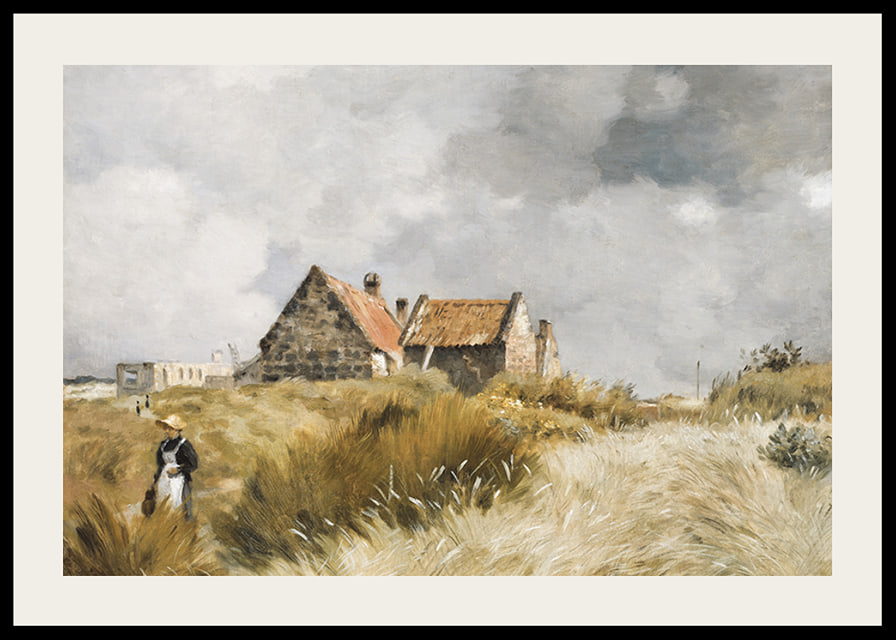 Cottage In The Dunes By Jean-Charles Cazin-12