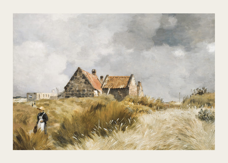 Cottage In The Dunes By Jean-Charles Cazin-12