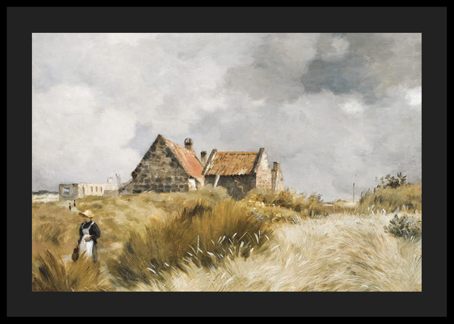 Cottage In The Dunes By Jean-Charles Cazin-12