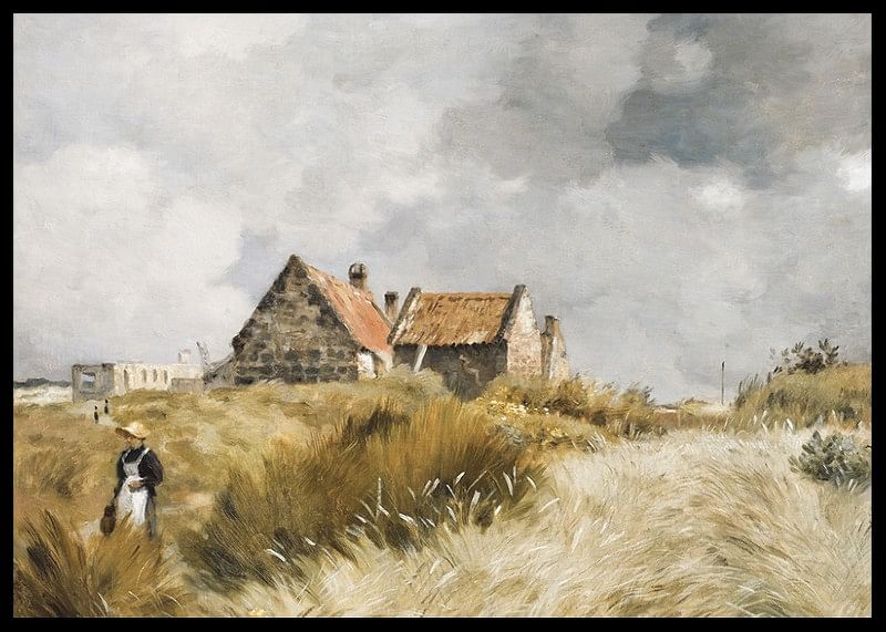 Cottage In The Dunes By Jean-Charles Cazin-12