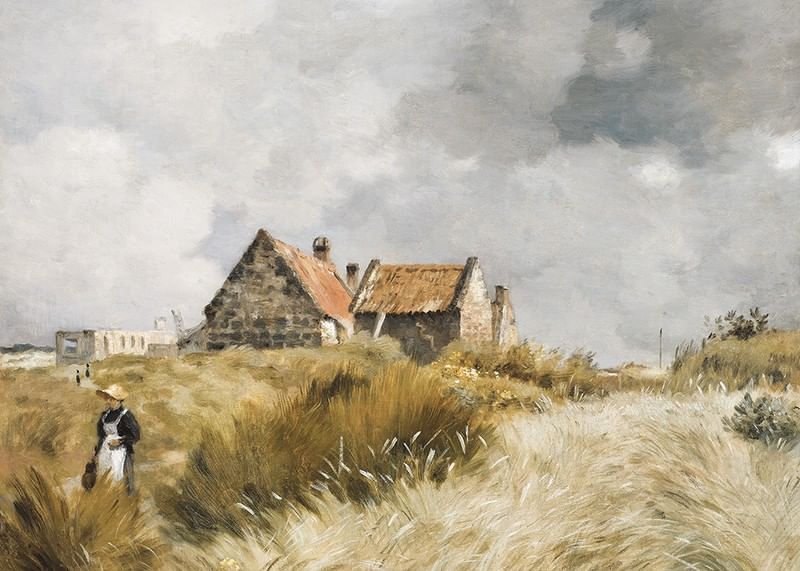 Cottage In The Dunes By Jean-Charles Cazin-12