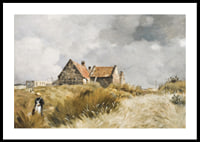 Cottage In The Dunes By Jean-Charles Cazin-2