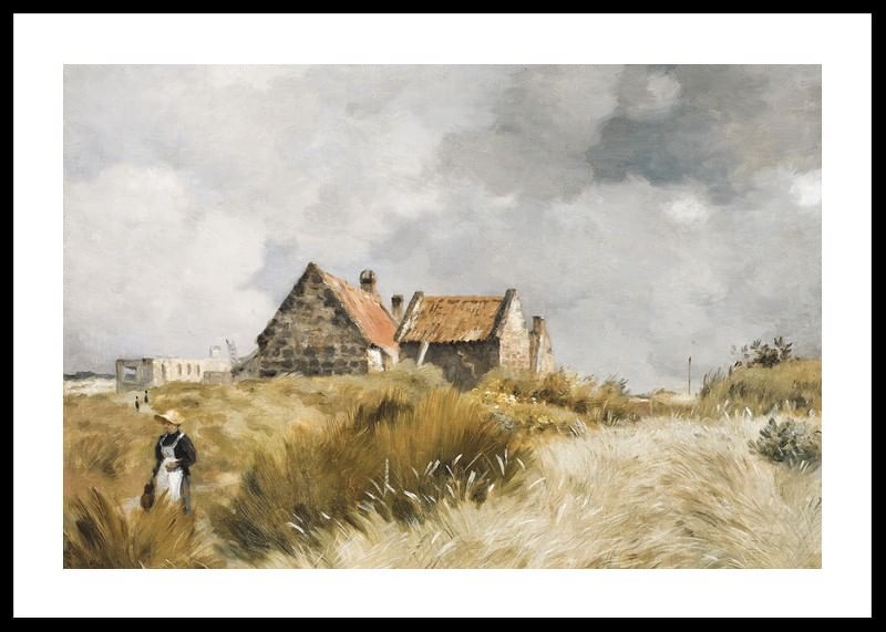 Cottage In The Dunes By Jean-Charles Cazin-12