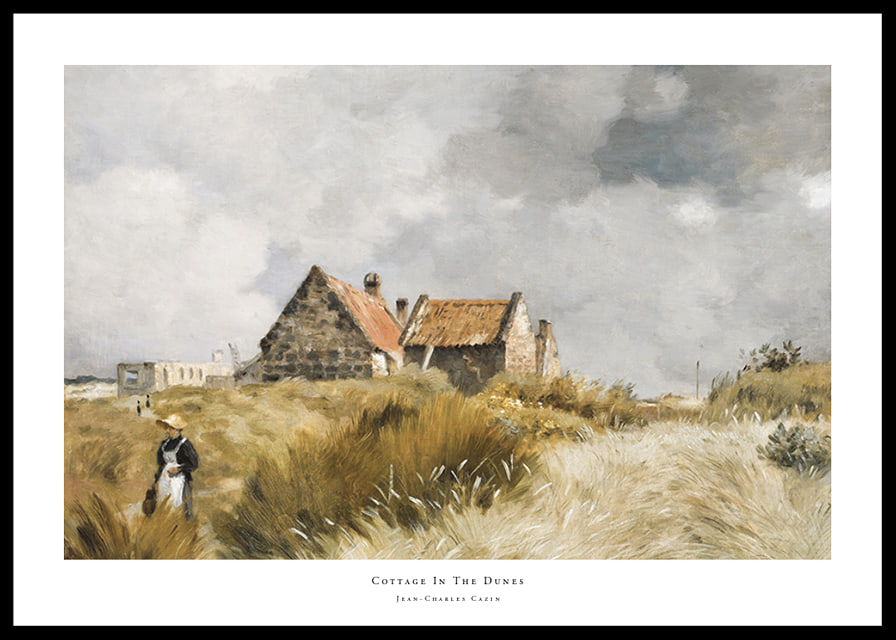 Cottage In The Dunes By Jean-Charles Cazin-12