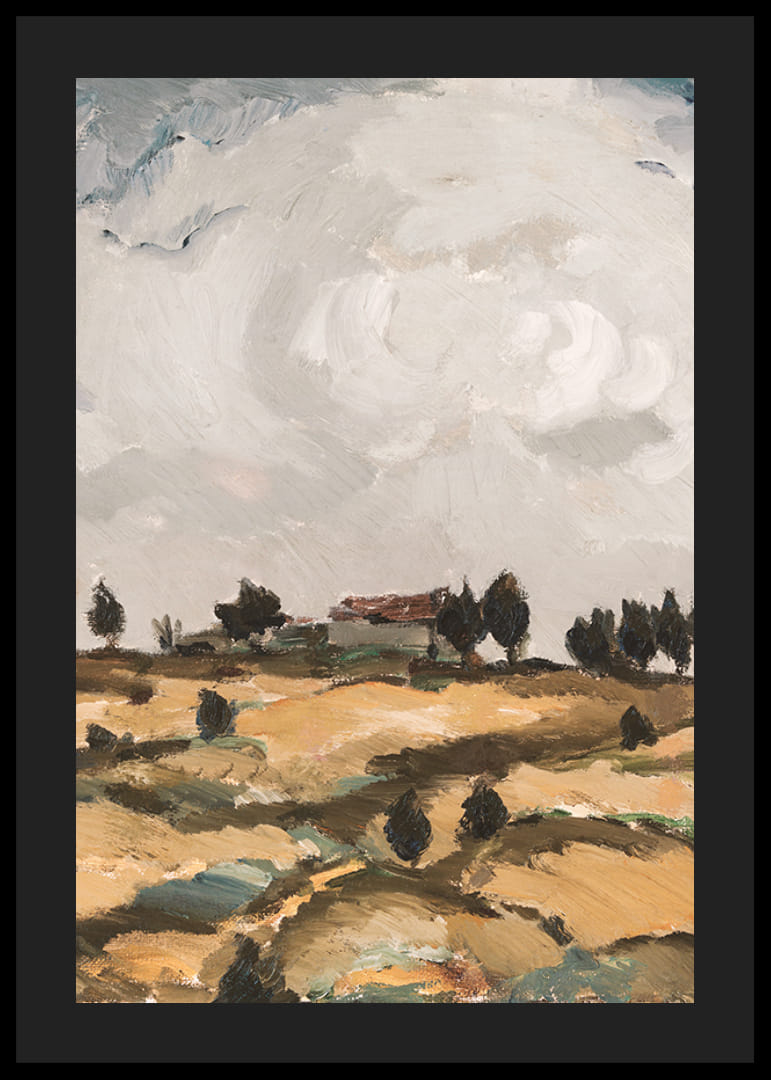 Autumn Landscape With Clouds By Ilmari Aalto-12