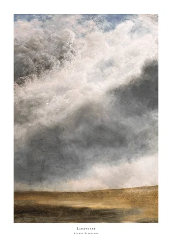 Poster Landscape By Albert Bierstadt