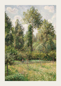Poplars Éragny By Camille Pissarro-5