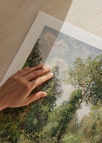 Poplars Éragny By Camille Pissarro-5