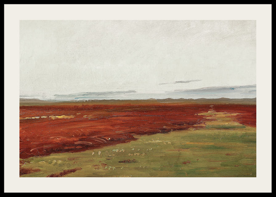 Solnedgang Over Brovandene Ved Skagen By Michael Ancher-12