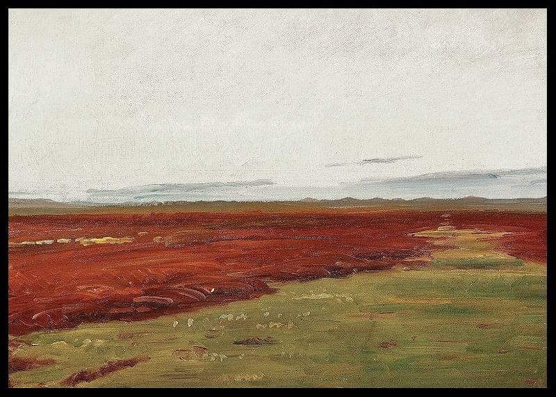 Solnedgang Over Brovandene Ved Skagen By Michael Ancher-12